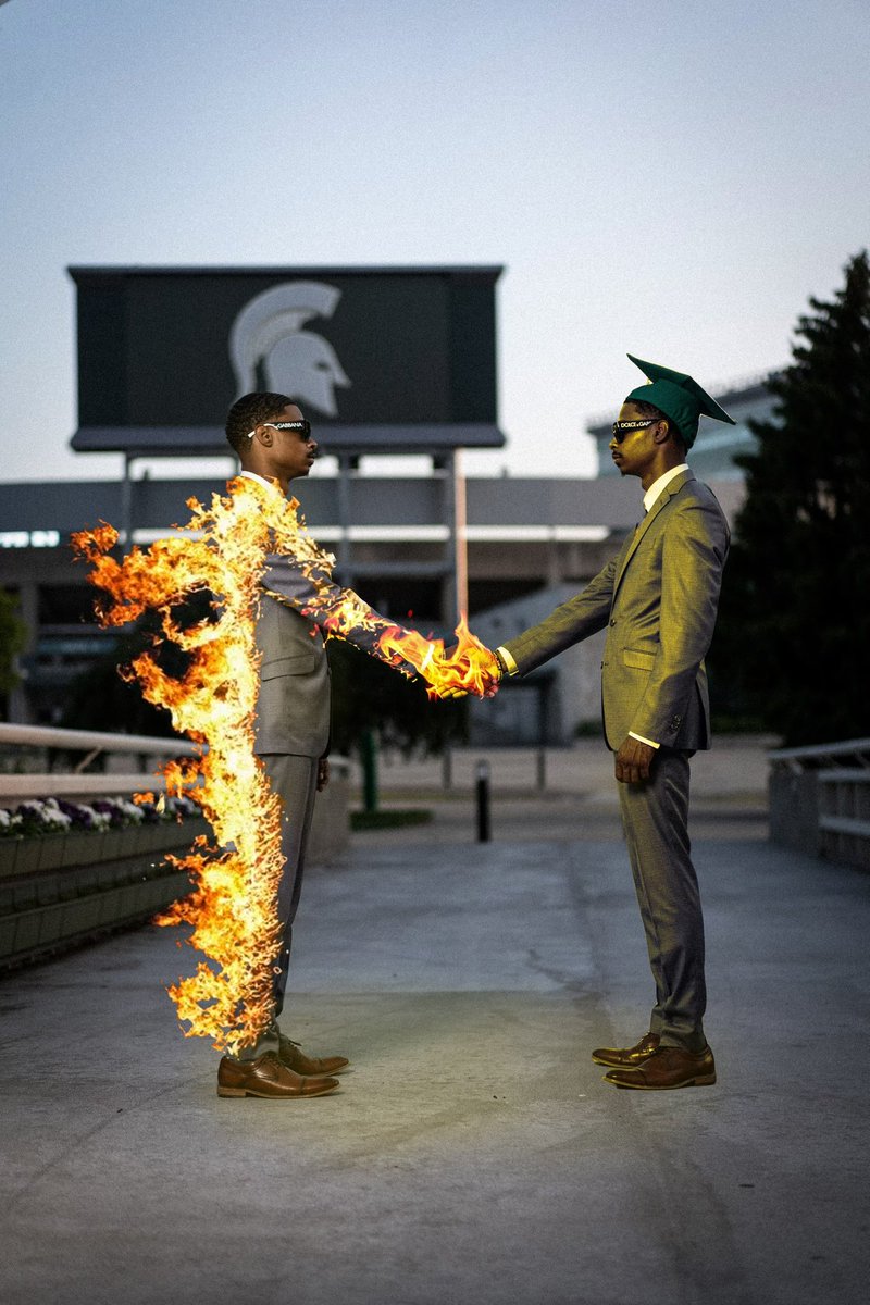 BBankTone's tweet photo. You gone fold from the heat, I applied pressure and made diamonds 💎 
MSU ‘22 - B.S. in Accounting 💰 https://t.co/ShY1oeuAxD