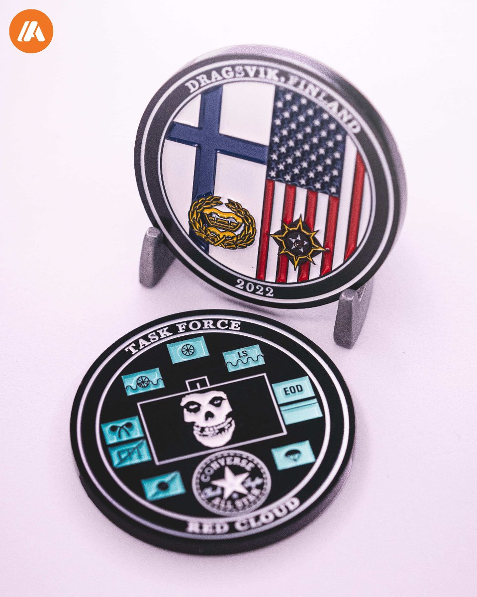 Black Metal finishes are a great way to make the enamel in challenge coins really stand out especially for 2D designs.
.
.
.
#AllAboutChallengCoins #challengecoin #challengecoins #coinscollectors #customcoin #militarycoins #coinmaker #coin