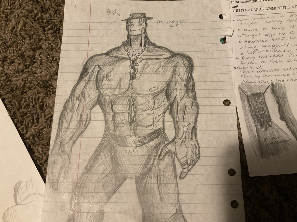 I found school sketches from last year