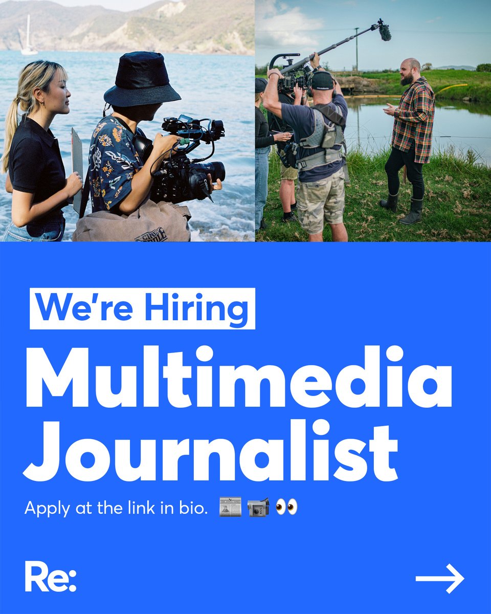 mandyte_'s tweet image. We're looking for a multimedia journalist to join the @renews_nz team! 💜

We’re looking for someone who is an innovative storyteller with strong interpersonal skills, and shows empathy and a willingness to consider differing perspectives.

Details here: seek.co.nz/job/69067786