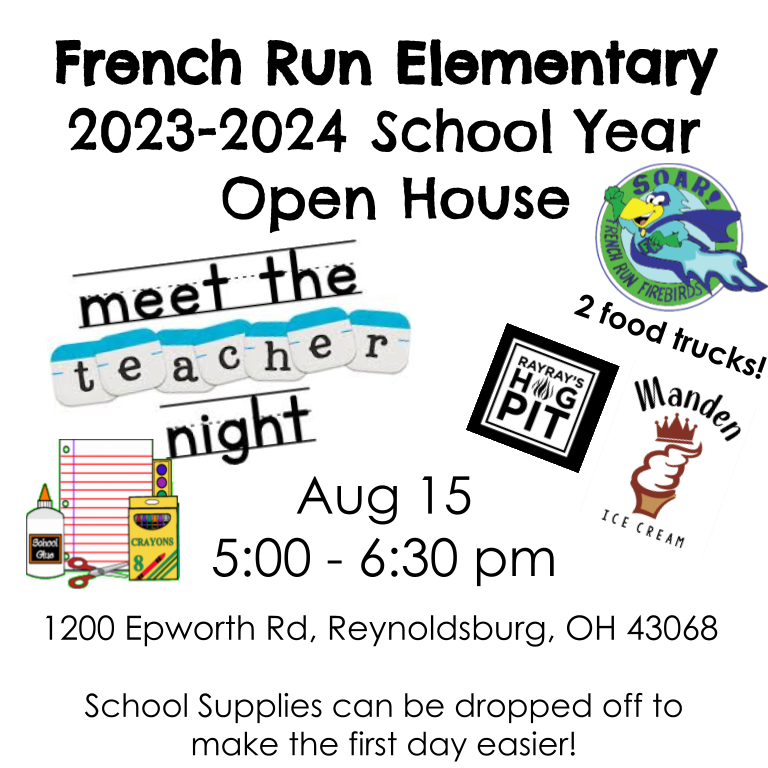 So excited to see our Firebird Families on Aug 15 from 5:00-6:30pm!