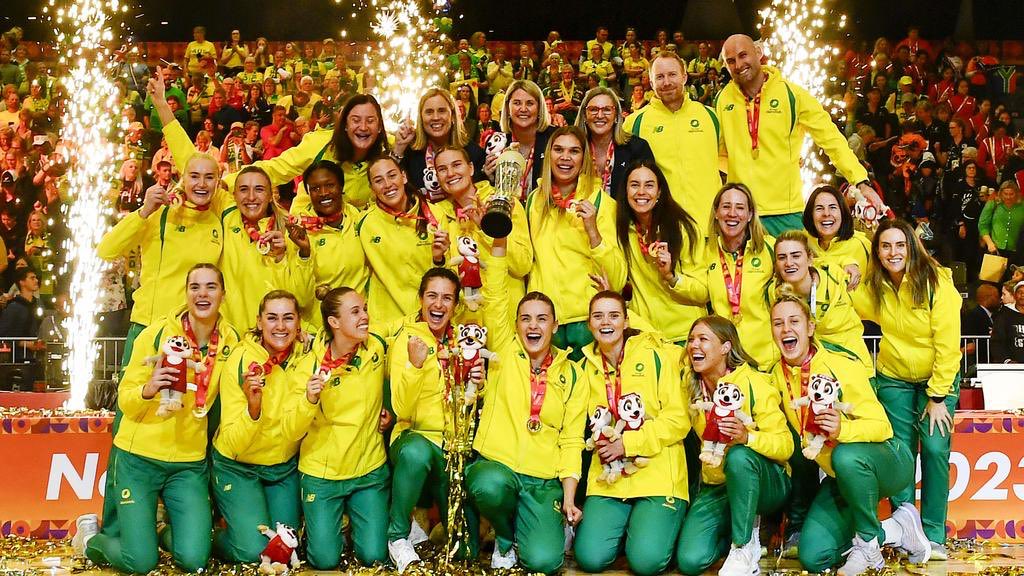 Senator Penny Wong (@senatorwong) on Twitter photo Congratulations to the <a href="/AussieDiamonds/">Origin Australian Diamonds</a> on winning the <a href="/NetballWorldCup/">Netball World Cup</a>.
An incredible 12th World Cup win - we're all so proud. Congratulations to the <a href="/AussieDiamonds/">Origin Australian Diamonds</a> on winning the <a href="/NetballWorldCup/">Netball World Cup</a>.
An incredible 12th World Cup win - we're all so proud.