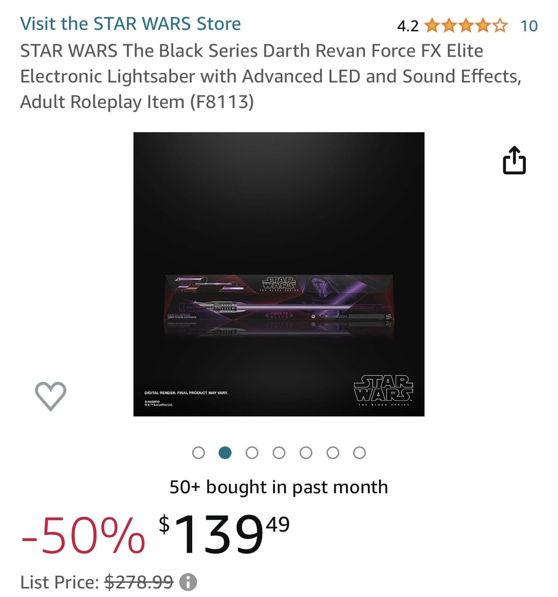 OakhurstStudios's tweet photo. Darth Revan Lightsaber!
$139.49
Link: https://t.co/l33QYQz7GR
#lightsaber #StarWars #starwarsblackseries #forcefx #cosplay #affiliate #Hasbro https://t.co/eMy3wsuNtp
