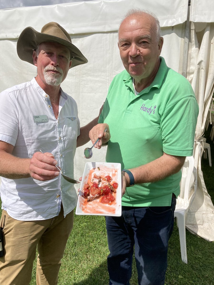 The sun shone for the final day of the <a href="/RHSHydeHall/">RHS Garden Hyde Hall</a> garden show where we had a blast on the #pottingshedstage. Great talks &amp; demos and loads of gardening questions. Thanks to the Hyde Hall garden team and nursery exhibitors that joined us on stage. 
<a href="/The_RHS/">The RHS</a> #gardening