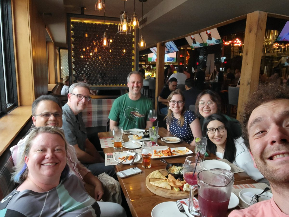 dleannlong's tweet photo. Wonderful @UABbiostats gathering with alumni, current students, and faculty at #JSM2023! #goblazers https://t.co/pUbIfwFQtE