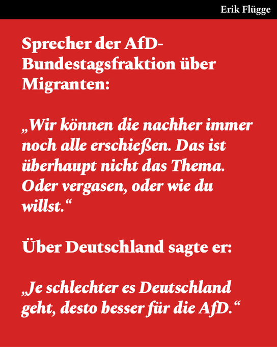 ThomasBe222's tweet photo. @ANimmrich Sie sind vielleicht kein Nazi. 
Aber Sie wählen Nazis. 
Auch 1933 gab es Wähler wie Sie, die das Buch "Mein Kampf" ignorierten.
Heute ignorieren sie das Buch "Nie zweimal in denselben Fluß".
Und der offen gepflegte Rassismus. https://t.co/f1x8LzfI7t