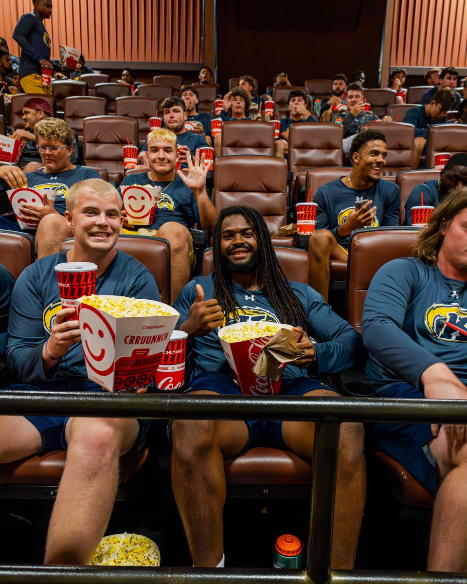 KentStFootball's tweet image. From the field to the films, 'Mission Impossible' here we come! 🏈🎥