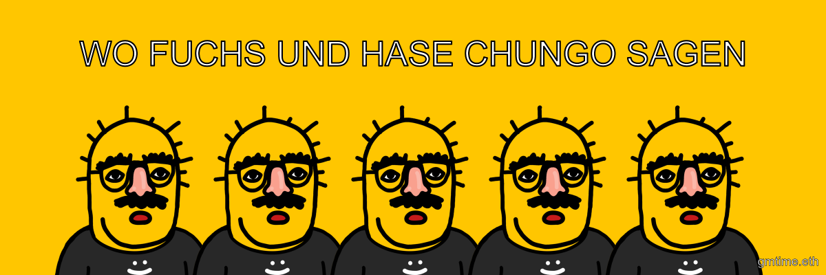 BokkyPooBah's tweet photo. WO FUCHS UND HASE CHUNGO SAGEN

#gmtime #chungo https://t.co/p2FndPni2e
