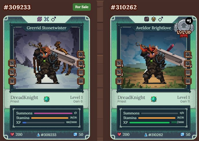 TheBeaveDFK's tweet photo. @DeFiKingdoms @MythicSquadDFK
#defikingdoms #web3gaming #NFTs
I hit two #DreadKnights & 1 of them has a summons. Not the subbys I wanted but both are reg stones. 👊😈✨️🍻🦫
@Skiller_55 @bdgcryptic @stycksintern @StyckETH2theman @CryptoHellNBack @CryptoGrady1 @CryptoKong11 https://t.co/qpCxGREXnb