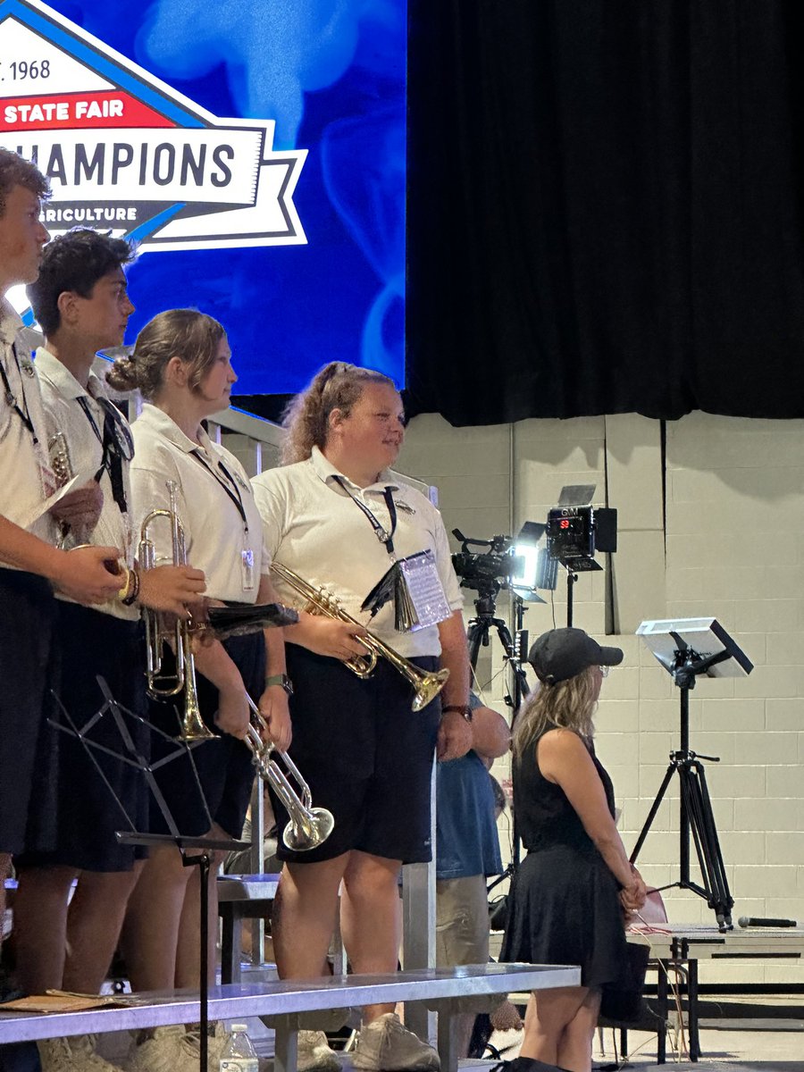 pastorc99's tweet image. Brynn closed out the Ohio state Fair and represented PH well through her performances and friendships she formed. Great two weeks in Columbus #phstrong #phmusic #aosfb2023