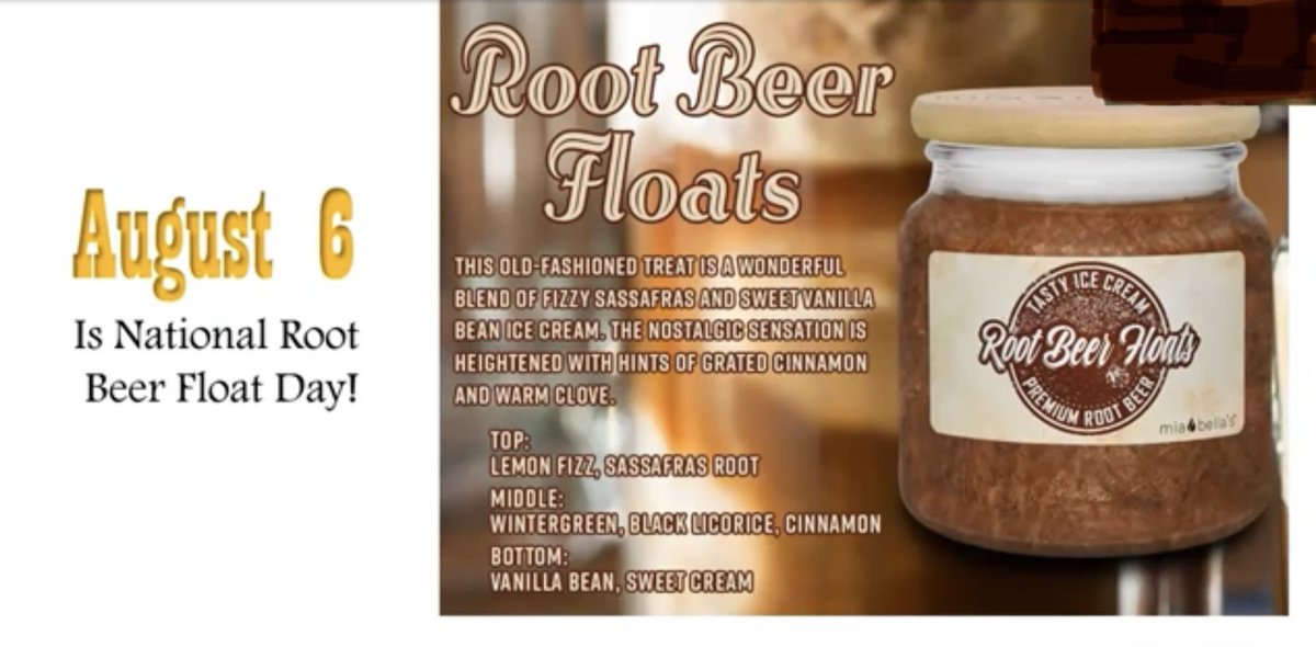 GUESS WHAT!!!  TODAY is… National Root Beer 🍺 Float Day!!  😃😋🍺🥳. We have the Perfect Candle… avail while Supplies Last!  #RootBeerFloatDay #rootbeercandle #rootbeer  LoveTheseCandles.com 😁
