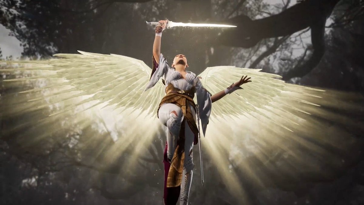 thethiny's tweet photo. Ashrah in Mortal Kombat 1 😇🕊 
#MK1 #MortalKombat1 https://t.co/nrz1k99cNu