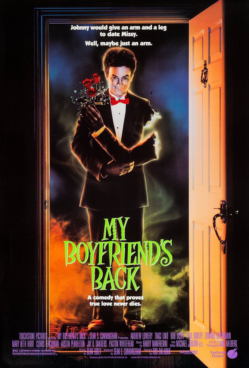 🎬MOVIE HISTORY: 30 years ago today, August 6, 1993, the movie ‘My Boyfriend’s Back’ opened in theaters!

#AndrewLowery #TraciLind #DannyZorn #EdwardHerrmann #MaryBethHurt #JayOSanders #LibbyVillari #MatthewFox #PaulDooley #AustinPendleton #ClorisLeachman #MatthewMcConaughey