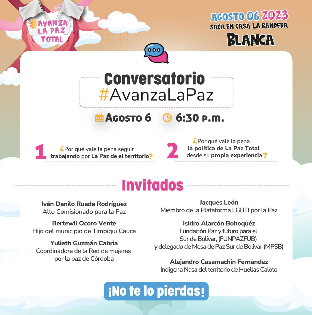 #AvanzaLaPazTotal
A las 6:30 space #AvanzaLaPazTotal
Por Twitter x.com/i/spaces/1OyJA… y transmisión por Youtube youtube.com/live/l1yNFL7ME…