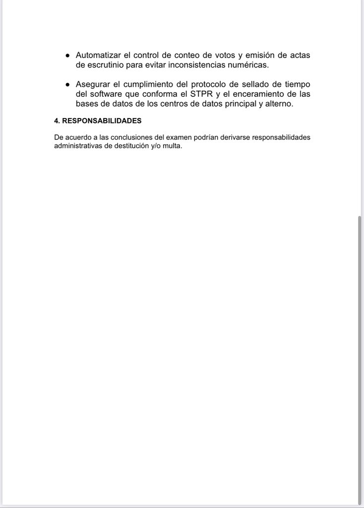 janethinostroza's tweet photo. La campaña de Marlon Puertas en mi contra, tuvo algo positivo. Logró la atención de miles de personas,  sobre otro de los temas que a nadie le interesa: cómo nos roban los votos.  

Adjunto el resumen de la Auditoría #0054 de la CGE,  al sistema de conteo de votos del CNE. Fecha 20/08/2020. Tiene 2 páginas. Léanlas 🙏🏻 y hagan sus propias conclusiones.

Este es el resumen de 1 de las 4 auditorías, realizadas por técnicos de la CGE. Las recomendaciones q son de obligatorio cumplimiento, no fueron aplicadas por el CNE. 

Diana Atamaint y Enrique Pita, consultados sobre este tema, niegan la existencia de estas auditorías. ¿Por qué? 

En la historia del periodismo mundial, hay entrevistas que grandes periodistas, le han hecho a grandes delincuentes. Han revelado información impactante, desconocida, incómoda, indispensable, etc. Información de distinta índole, que al poder le interesa mantener oculta. 

En el caso que hoy nos compete, la verdad es esta: En este país ganan las elecciones los que tienen el poder, no los que tienen los votos.  

Tres periodistas ya me pidieron la información de las auditorías. Dos son de provincia y uno de influencia nacional. Con esto ya me doy por ganadora de esta batalla virtual.  

Gracias Marlon 😉👍@lahistoriaec 

Fin de la discusión.
