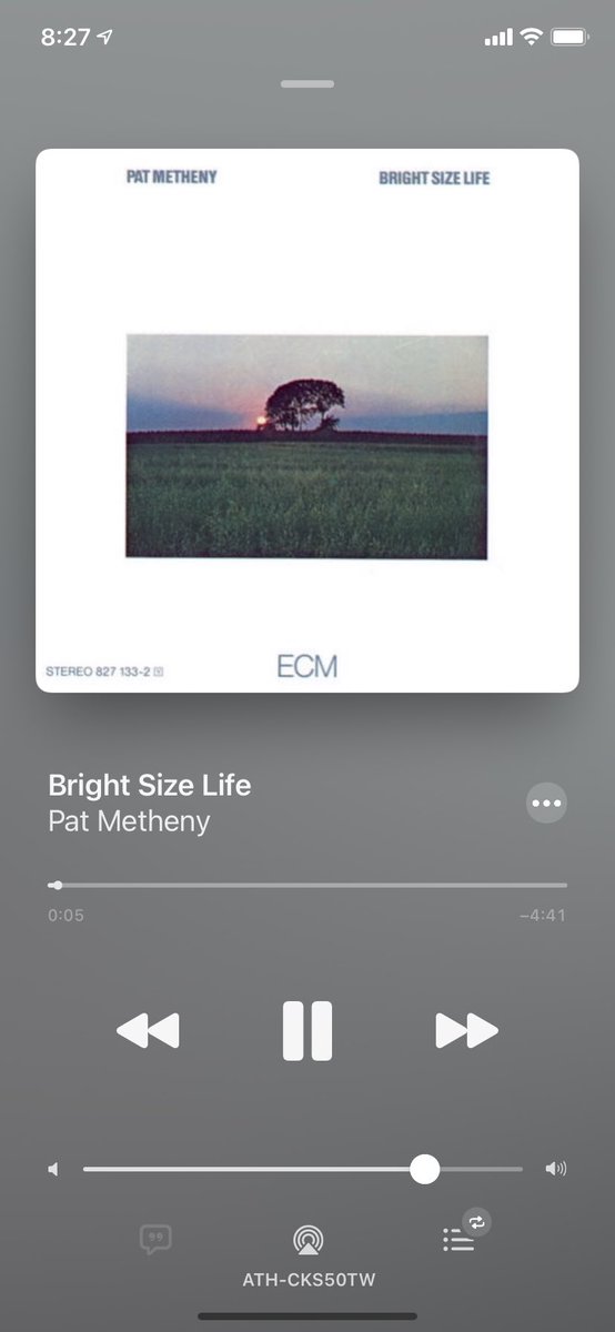 HosonoShotgun's tweet photo. #NowPlaying️
#PatMetheny
#BrightSizeLife https://t.co/uIZHa8UZJc