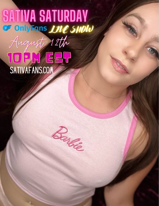 ⭐️Join me for another naughty Sativa Saturday LIVE SHOW next weekend, August 12th 😈   https://t.co/WDlJfVyG9B https://t<a href="/tag/birthdaynails"class="tags"><span>#birthdaynails</span></a><a href="/tag/weednails"class="tags"><span>#weednails</span></a>