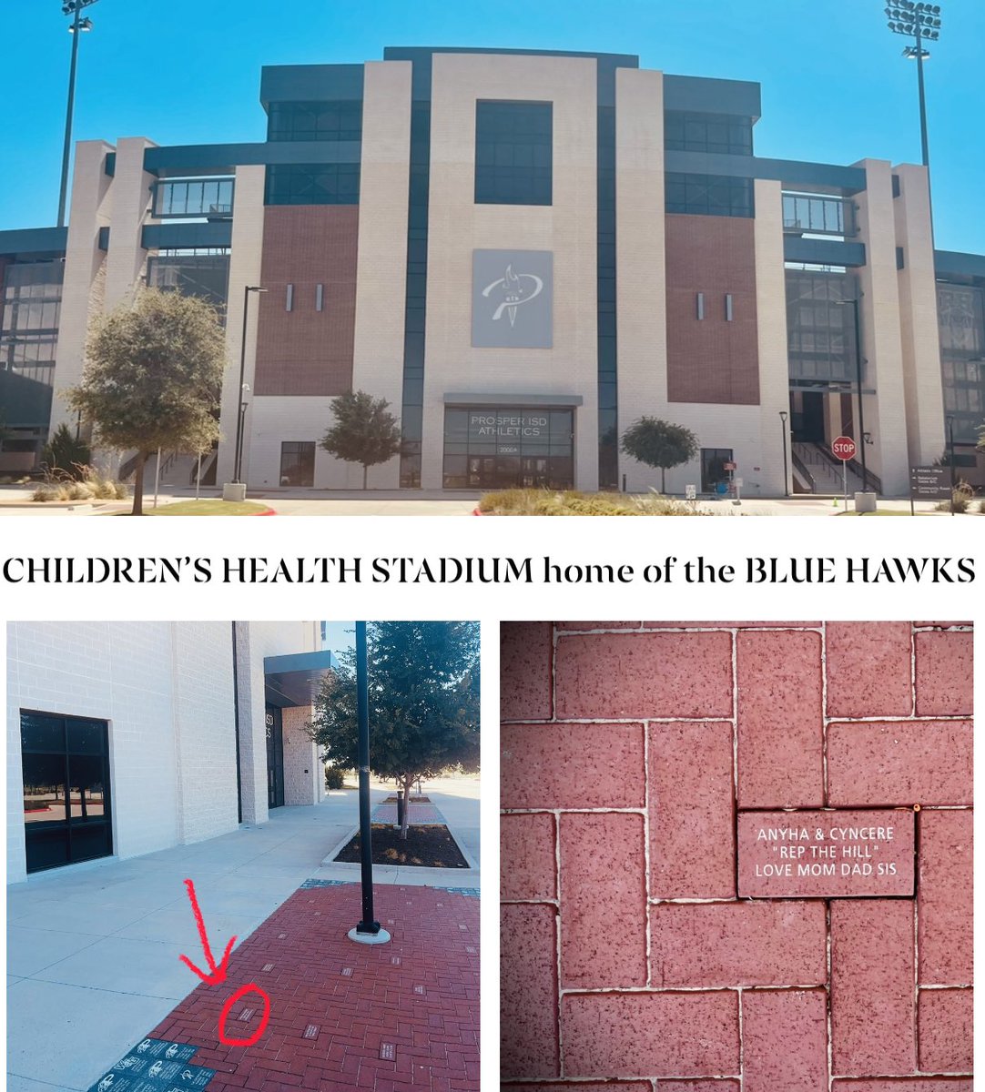 “Etched in Stone at Home”  Thanking our Family, Prosper-ISD, & Children’s Health!! @RockHill_FB @ProsperISD @childrenshealth #RepDaHillAlways #PrideInCommunity #WeElectricBlue