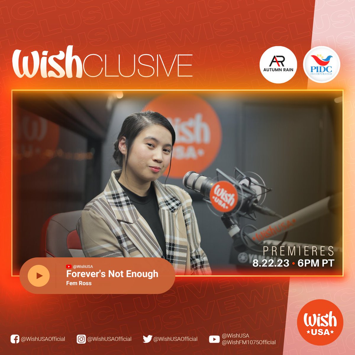 wishusaofficial's tweet photo. Express love beyond words with Fem Ross’ Wishclusive debut of “Forever’s Not Enough”, showcasing her vocal prowess and emotional depth.

To watch the full Wishclusive, visit our YouTube channel at https://t.co/jUWiXVcR2c

#WishBus #FemRoss #ForeversNotEnough https://t.co/N1NstojurS