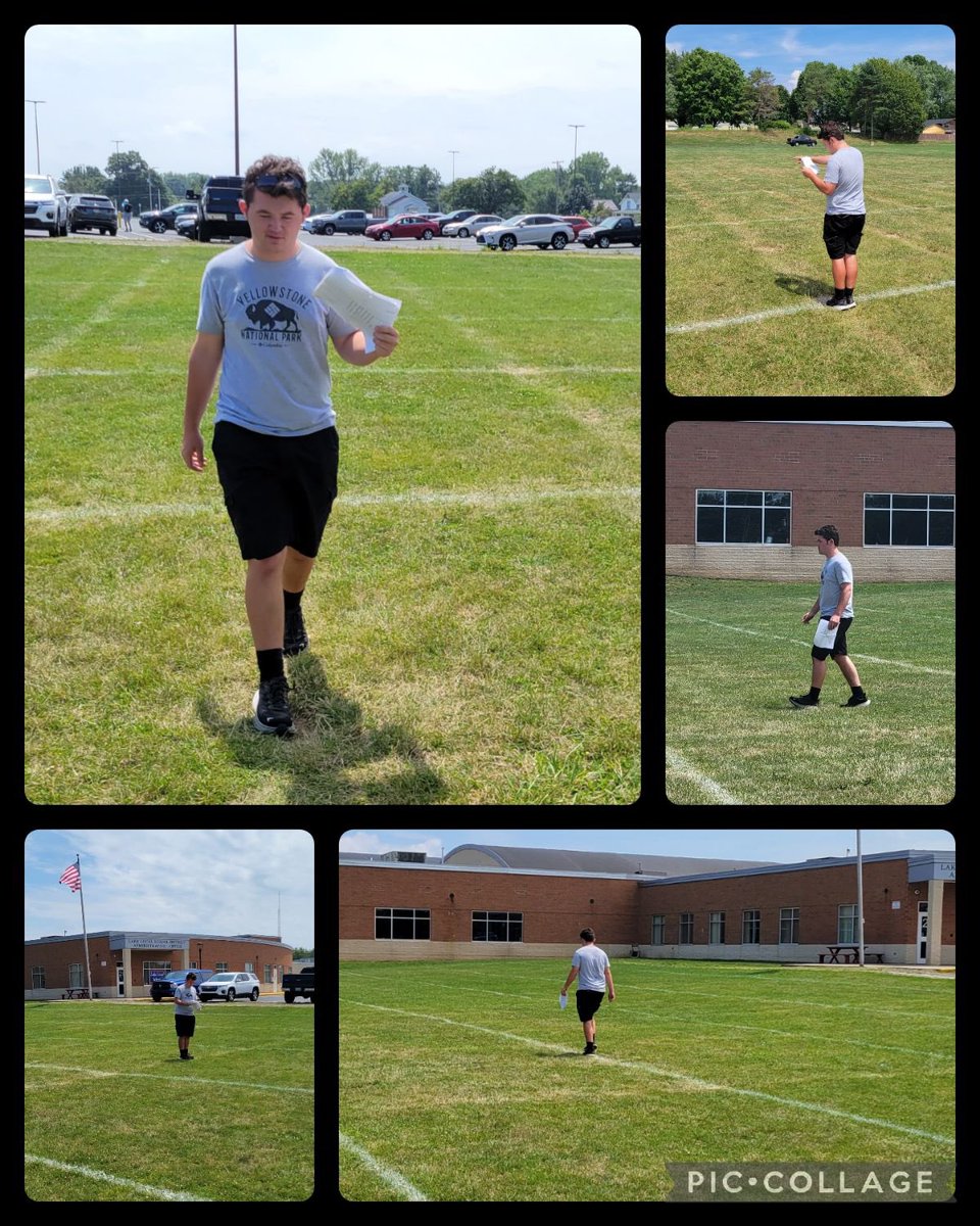 Home from France for a day then <a href="/EldenSchrembeck/">🅱️elden 🅱️embreck</a> is hard at work learning halftime drill today on his own before band rehearsal tomorrow.  #Leadership #HardWorking
