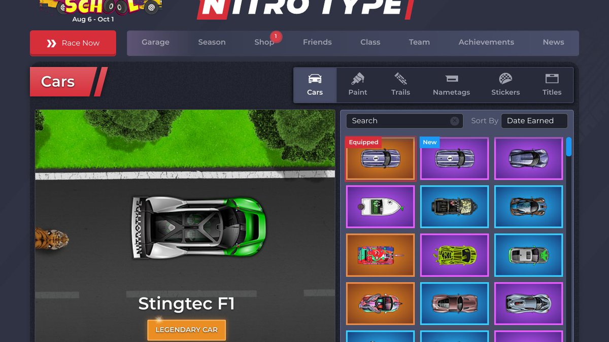 Benny_ on Nitro type tweet media