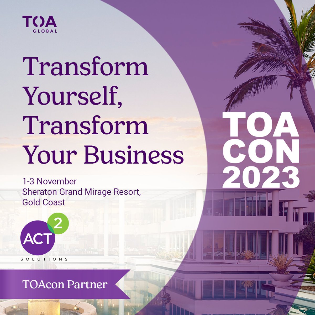 [1/2] Next on our #TOAcon partner spotlight: <a href="/Act2Solns/">Act2 Solutions</a> 

A multi award winning provider of #SMSF Actuarial Certificates, Act2 Solutions provides clients with software integration with all leading SMSF administration platforms...