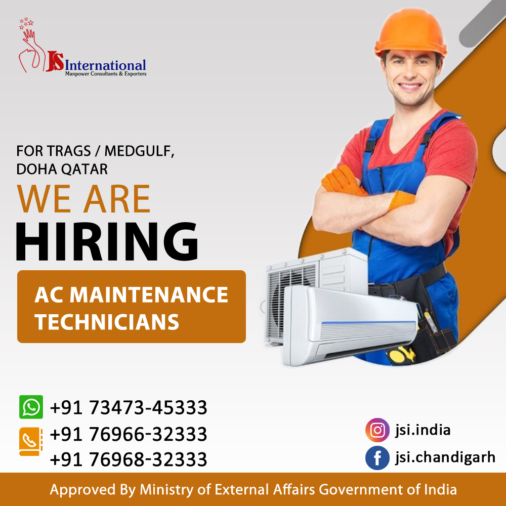 jsiindia's tweet photo. 🌴🇶🇦 #DohaQatar - Trags/Medgulf is Hiring! 🔧💨
🔥 Urgent AC Maintenance Technicians Required for Trags/Medgulf, Doha Qatar! 🏜️🔧
#ACMaintenance #TechnicianJobs #QatarJobs #DohaJobs #HVACJobs #ACMaintenanceJobs #UrgentHiring #JobOpportunities #JobAlert #JobSearch #JobOpenings https://t.co/wN0yoFgUEE