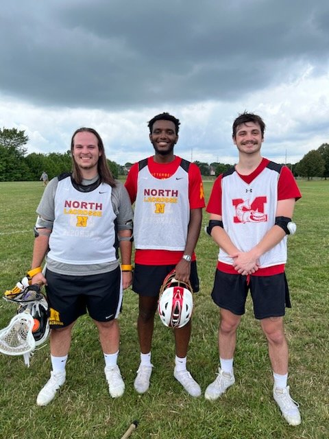 a_iarussi's tweet photo. @mtndrew12 repping @MuskieMensLax at the Westerville North High School Lacrosse Alumni game.  It was great to see him back in the field again! #WarriorForLife https://t.co/pkbKtMBopK
