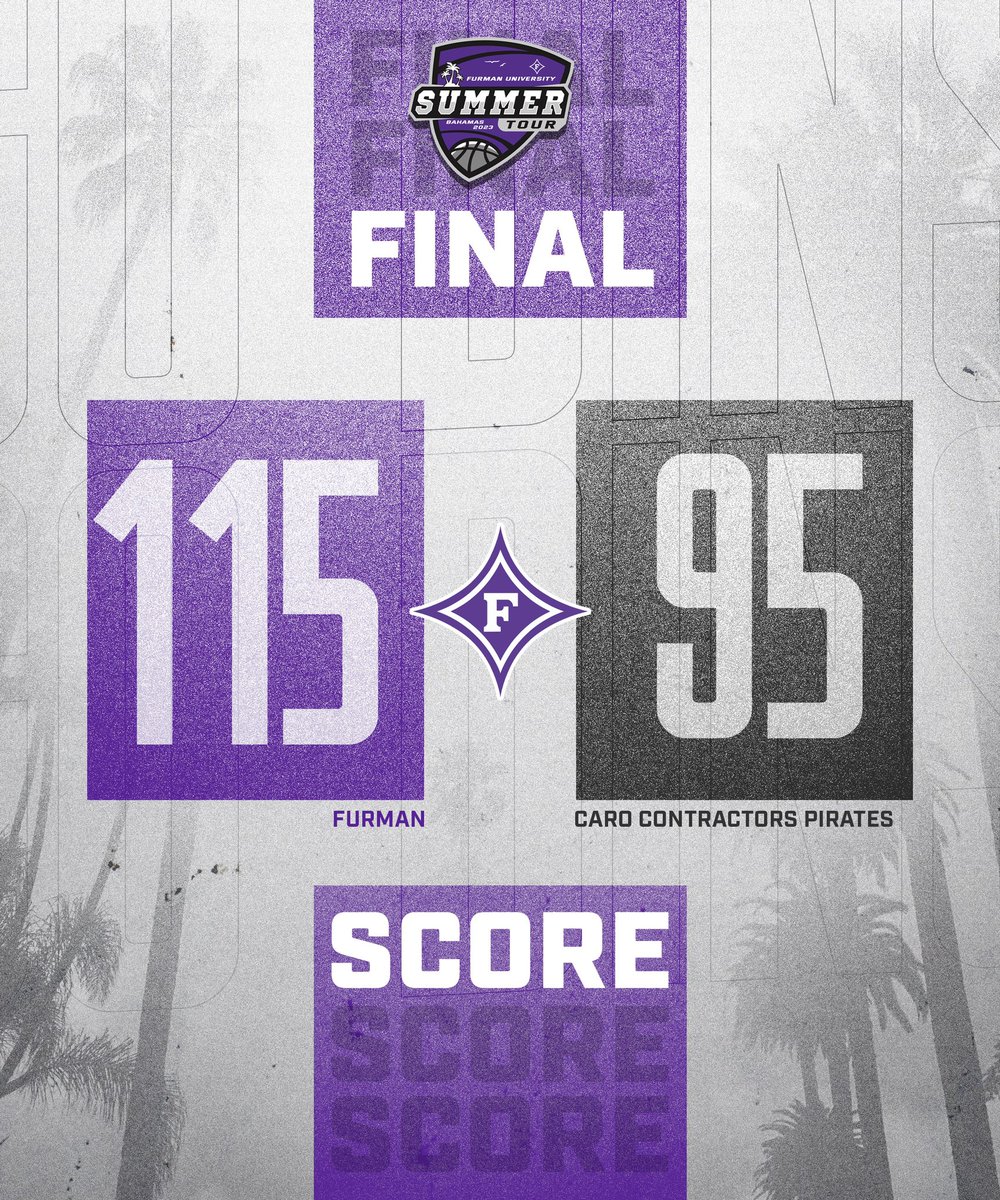 WIN‼️ The Paladins took the W in a physical battle tonight, winning the first of our two games while we are here! Marcus Foster led the team with 23 points. #AllDIN // #BetterTogether