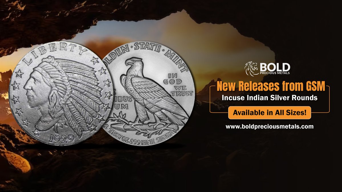 The Incuse Indian Round is a monument to tradition and craftsmanship that beautifully combines the past and contemporary in numismatic creativity.

boldpreciousmetals.com/sale/golden-st…

#IndianRoundLegacy #InvestInHistory #investIngold #numismatics #boldpreciousmetals #collectibles