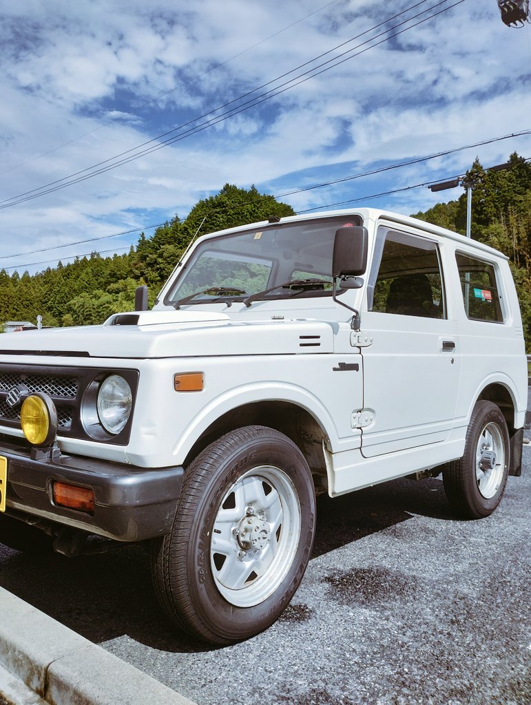 m_baja's tweet image. ジムニーでドライブ楽しい😚
#JA11V
#JA11
#ジムニー