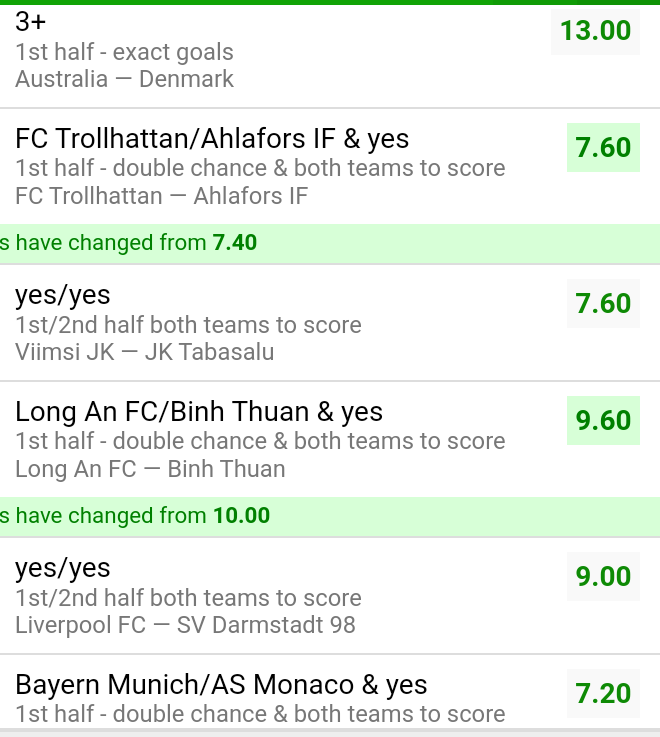 MrFelixKe's tweet photo. 13 odds ✅
https://t.co/H0Zx91t7xQ
7+ odds ✅
https://t.co/wihauQWqDx
7+ odds ✅
https://t.co/9ey6sqcMsV
9+ odds ✅
https://t.co/R8OqkKi3Al
9 odds ✅
https://t.co/koiRZmO4NJ
7 odds ✅
https://t.co/jowCfQlyZB https://t.co/psb2HSWf54