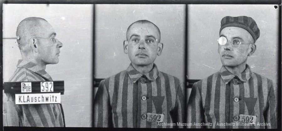 7 August 1899 | A Pole, Franciszek Majdak, was born in Poronin. A postal worker.

Deported to #Auschwitz from Tarnów on 14 June 1940 in the first transport of Poles to the camp.
No. 592
He perished in the camp on 30 December 1941.
