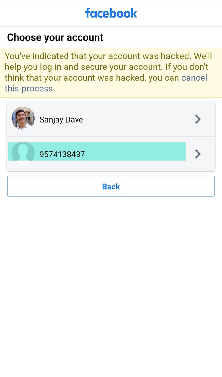 Someone hacked my account. All I had was a phone number, someone removed it and added his email id. I am getting not option to recover my account. Please help <a href="/facebook/">Facebook</a> Hacker has created another account with my number name so when I search my account with my number it is showing