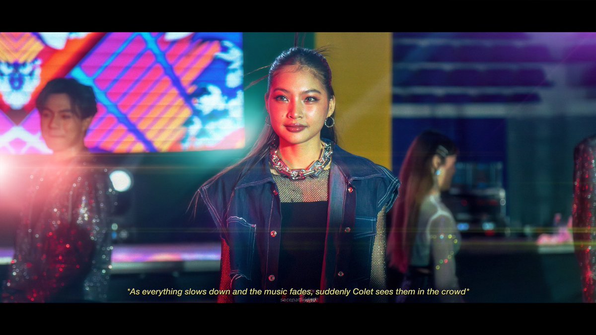 <a href="/bini_colet/">C O L E T</a> pero siya yung bida sa indie film tapos eto yung scene na nakita niya yung partner niya sa crowd habang nagpperform siya. 🧐

Kidding aside, did some extra edits on one of my fave photos of Colet! The lighting was pretty tough at the venue but hopefully we managed!