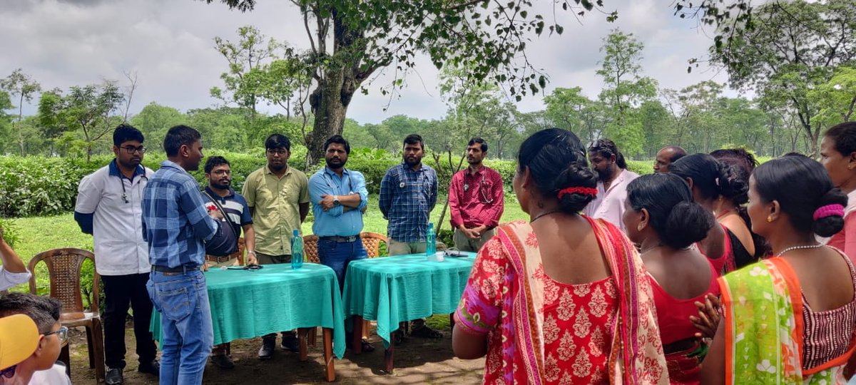 Excited to kick off our Tribal Health Camp &amp; Awareness Program in Chai Bagan, North Bengal! With the support of NMO, Siliguri, and Sewa Bharti Uttar Bengal, we're reaching out to tribal communities every week.<a href="/NMO_Bengal/">National Medicos Organization -West Bengal</a> 🌿🏥#HealthForAll #tribalhealth #communitycare