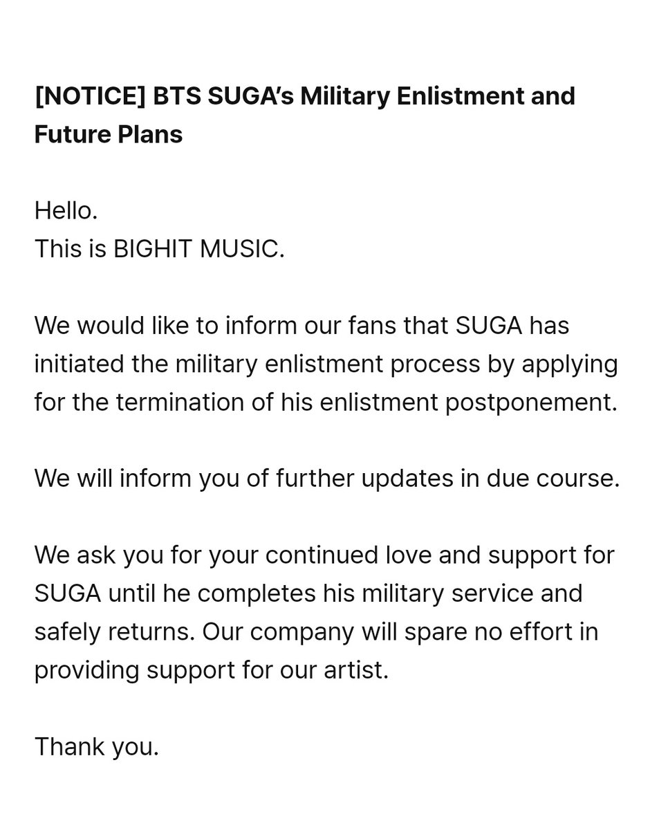 KatiaCO13's tweet photo. YO SABÍA QUE TODA ESA EMOCIÓN Y ESAS LÁGRIMAS DE SUGA ESCONDÍAN ALGO MÁS, SE ESTABA DESPIDIENDO PERO NO QUERÍA ACEPTARLO
QUÉ VA A SER DE MI VIDA SIN TI, MIN YOONGI 💔
No puede ser que nadie me haya dicho que esto de ser army me iba a costar tanto llanto
WE ARE PROUD OF YOU YOONGI https://t.co/LsaZVshe7M