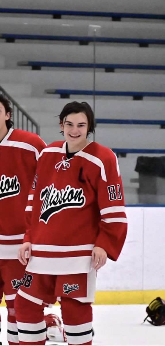 ADCorky's tweet photo. Year 10 the final year. Starts tomorrow! Wow what a ride. A lifetime of wonderful memories for this kid.@MissionAZHockey https://t.co/VzHiJ6GHwE