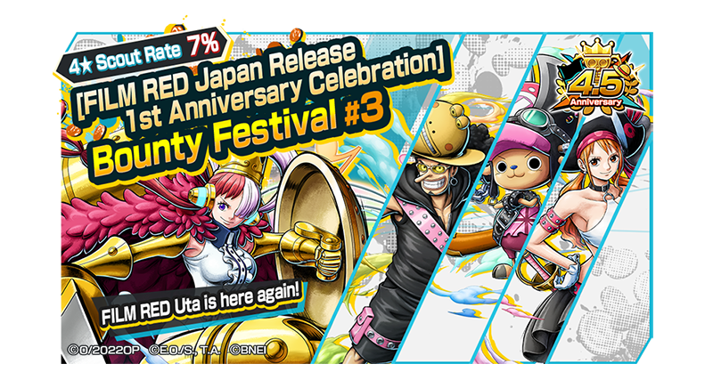 New BOSS KILLER! Film Red LUFFY  One Piece Bounty Rush 