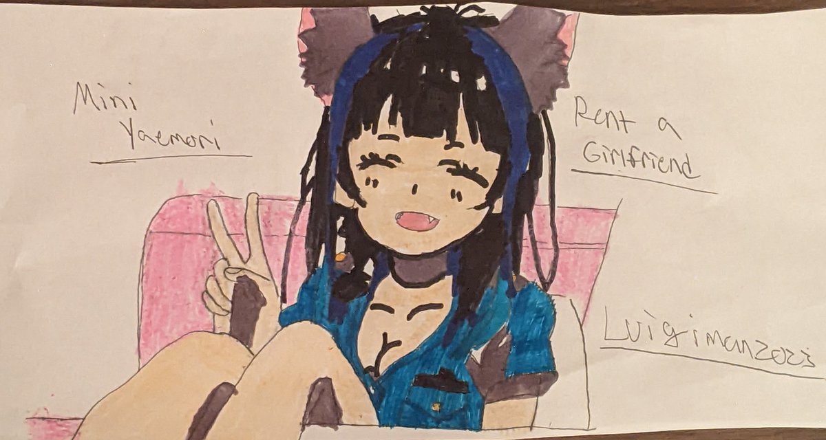 Here is Mini Yaemori from Rent a Girlfriend! @LisetteMoniqueD #RentalGirlfriend #RentaGirlfriend #Anime #Animeart #Japan #MiniYaemori  #Mini #Crunchyroll
