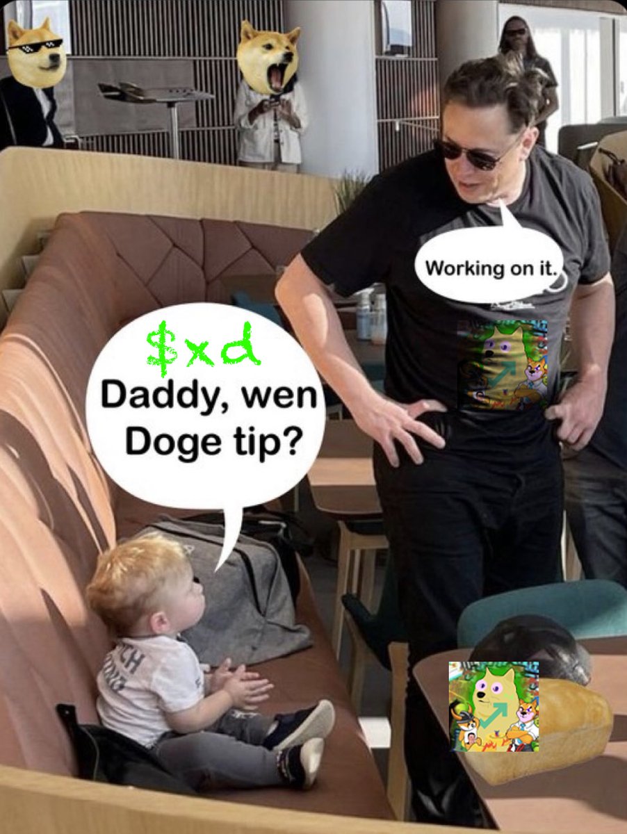 dogeeth23's tweet photo. daddy , wen doge tip ? @elonmusk  $xd #xd https://t.co/7OgZFsg2tz