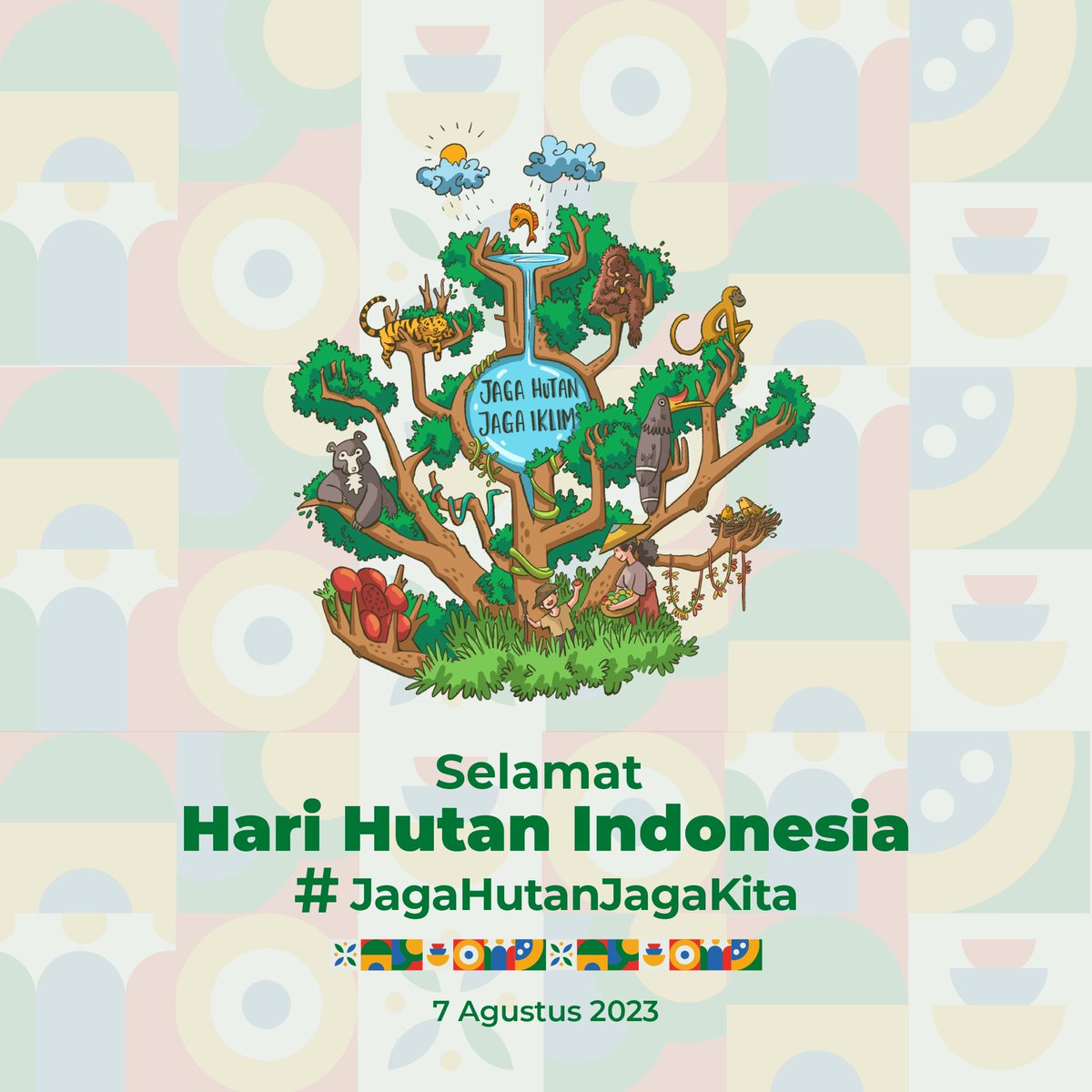 andrechris_id's tweet photo. Selamat Hari Hutan Indonesia, 7 Agustus 2023!

Hutan adalah salah satu solusi yang bisa menjawab ancaman perubahan iklim saat ini. Menjaga ekosistem dan tutupan hutan yang ada sama artinya dengan merawat kehidupan dan menjaga manusia dari krisis lingkungan dan bencana. https://t.co/31d2fzJyVF