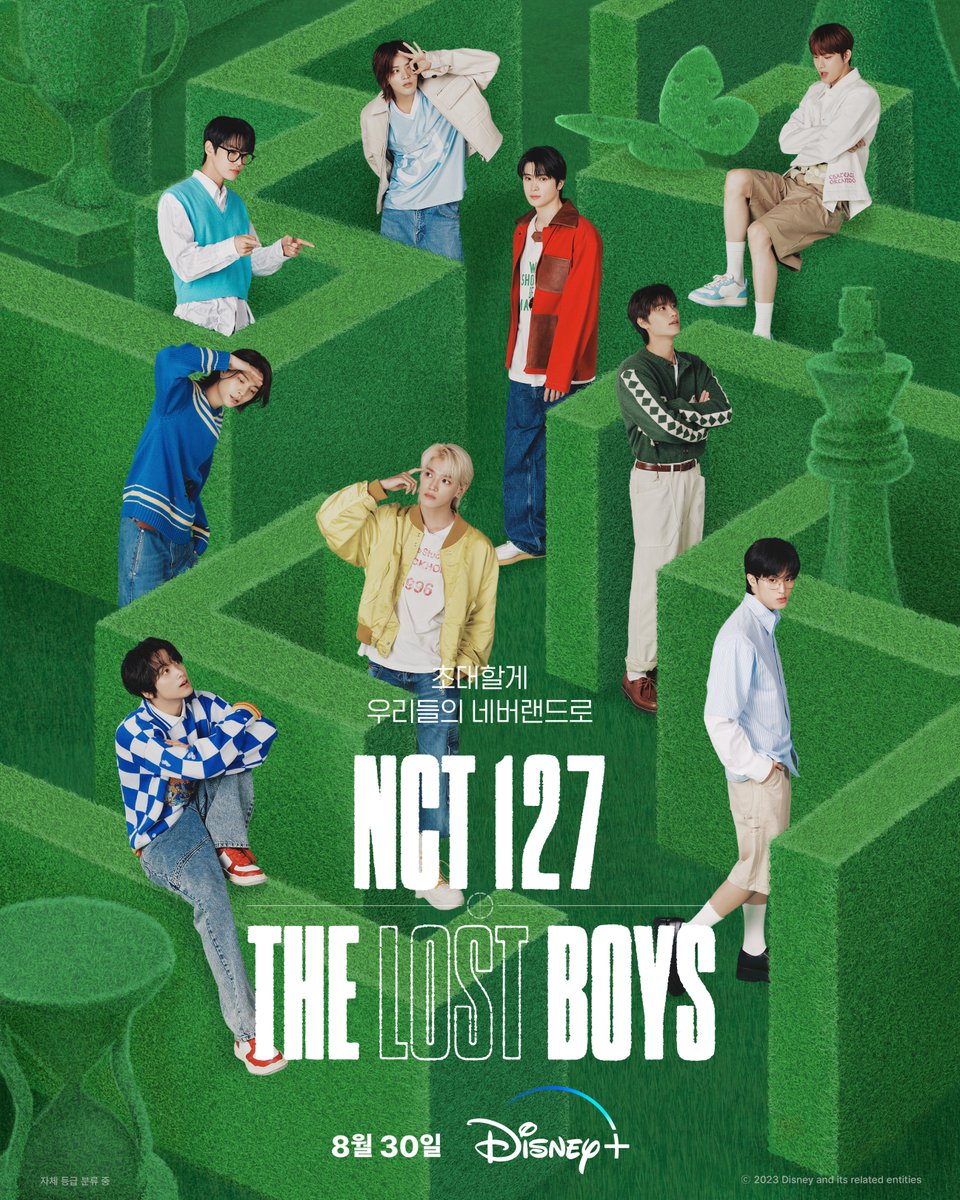 〖 NCT 127: 더 로스트 보이즈 〗
➫ 2023.08.30 (KST)

#NCT127 #NCT #NCT127_더로스트보이즈
#NCT127_TheLostBoys #디즈니플러스
#DisneyPlusKR