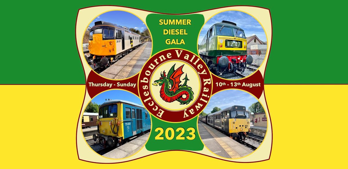 Not long to go until our #summer Diesel Gala - Thursday to Sunday this week! e-v-r.com/summer-diesel-… #dieselgala #event #heritage