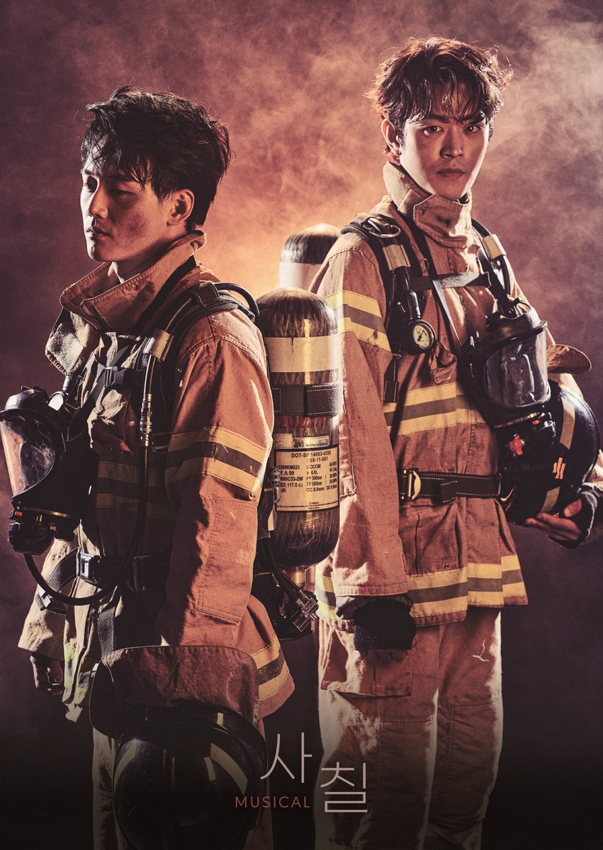 Neo47_'s tweet photo. MUSICAL #사칠
✦ 페어컷 공개 ✦

👨‍🚒 안정원 #변희상 
👨‍🚒 강이준 #이종석 

2023.08.29 - 11.05
드림아트센터 2관 https://t.co/mH1UMzrDwe