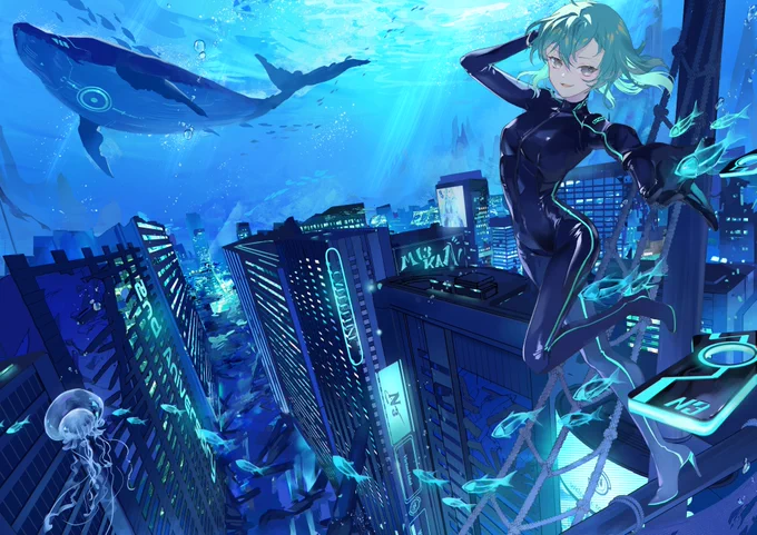 #作品をXで見せ合おう 赤青黄があったのでぺたー