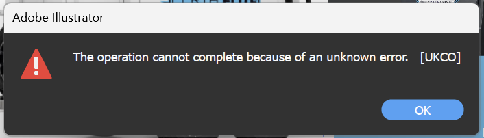 DuneHaggar's tweet photo. ah fun times anyone else getting this error in Adobe Illustrator (only latest update (PC) (seen a few people on a few forums complaining of this one.) Pop up on open and then continuously while trying to work.
@Adobe @creativecloud #adobe #UKCO #bug #illustartor https://t.co/vNEmLJxZvN