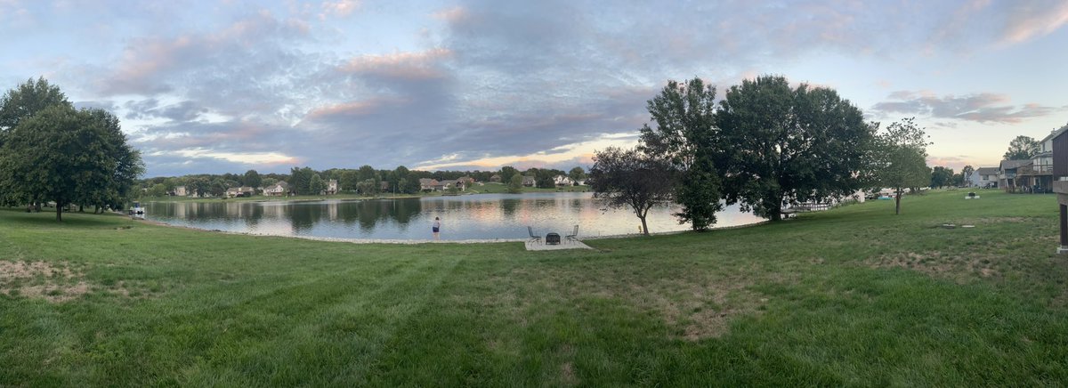 The lake at dusk!