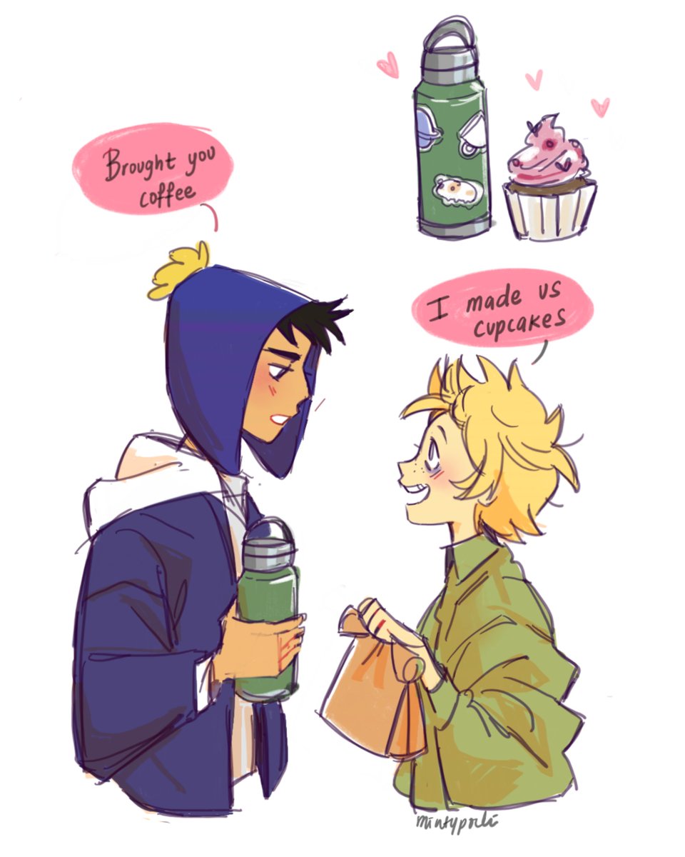 mintypochi's tweet photo. Got a new tablet so i can finally draw more creeek🚀☕
#spcreek #sptwt #SouthPark https://t.co/zk42LTo1Ty