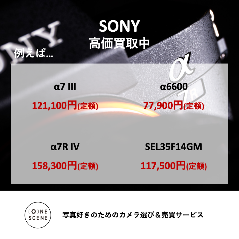 onescene_com's tweet photo. 写真好きを応援！どこよりも高値の「定額買取」に挑戦中。ぜひ他社と比較してみてください。